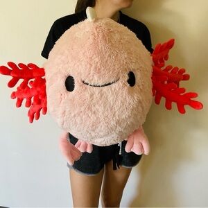 Squishable Axolotl LARGE 20” Stuffed Animal Baby Pink 2021 Plush Ocean Fish Toy